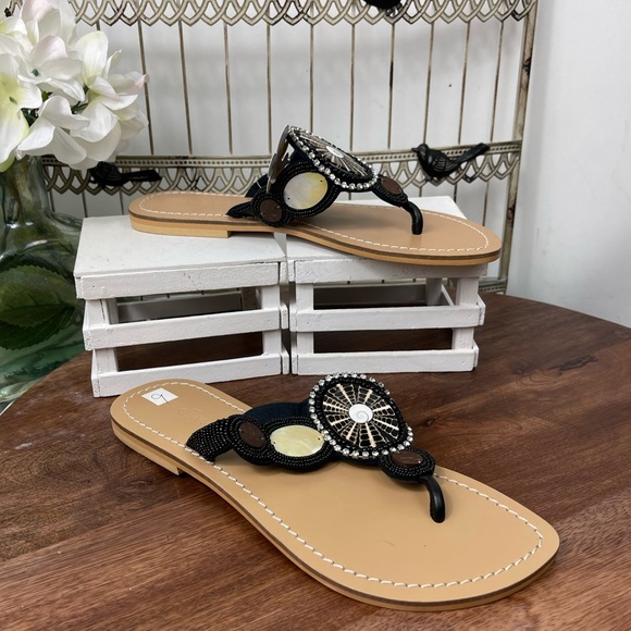 Skemo | Shoes | Skemo Barcelona Womens Slide Thong Sandals Size 9 ...